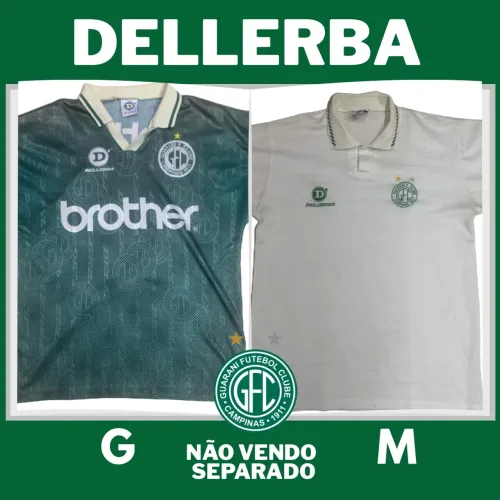 2 Camisetas Dellerba - Guarani Futebol Clube