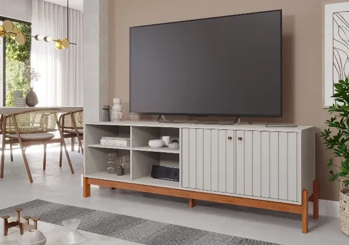 Rack Ripado com Dobradiça Suave 100% MDF