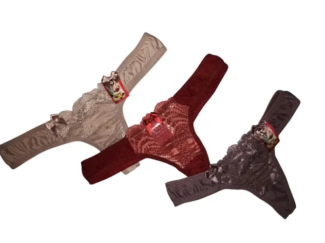 Kit com 4 calcinhas fio última estampas