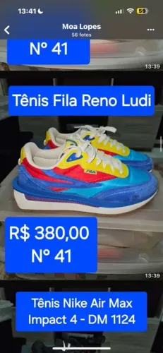 Tênis Fila Reno Ludi N° 41