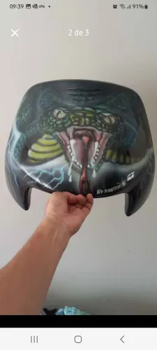 CARENAGEM FRONTAL DA BIZ 100 COM GRAFISMO