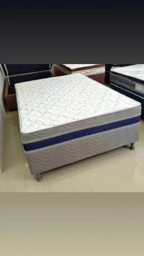 Conjunto Box casal molas ensacadas