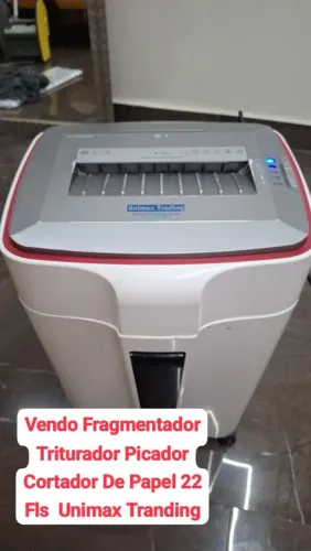 Fragmentadora unimax Trading 22p4/60 127 v usada funcionando ok 