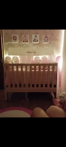 Banheira trocador + berço cama