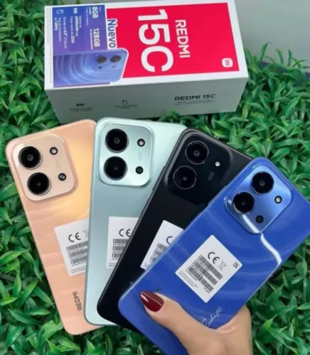 Smartphone Xiaomi Redmi 15C 8GB/256GB Lacrado Dual Sim Entregamos Capa Pelicula Garantia