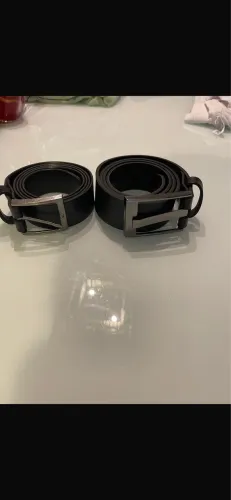 2 pares de cintos couro novos tamanho 48
