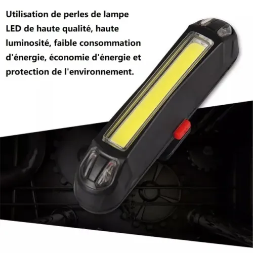 Pisca de Led traseiro forte para bicicleta