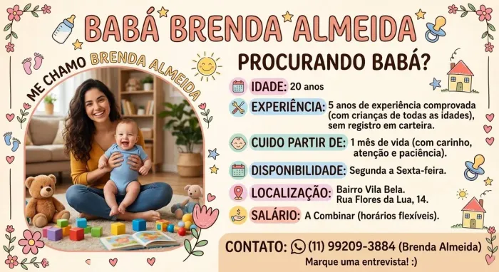 PROCURANDO BABÁ ?