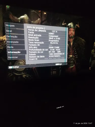 Projetor Cinema Epson Tw7300/5040ub/4k/wifi (leia Descrição) (Usado)