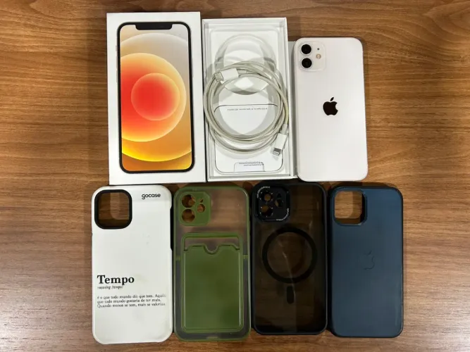 iPhone 12 - 100% Original + Caixa e Capinhas 
