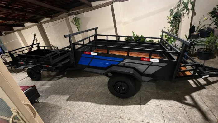 Carretinha feixe de mola
