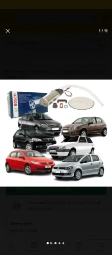 Refil bomba de combustível compatível Chevrolet clássic 2005 e 2016  flex 