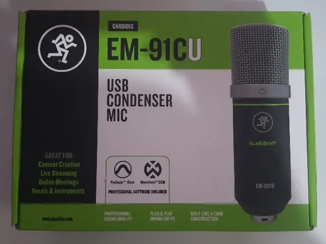 Microfone Condensador USB Mackie EM-91CU