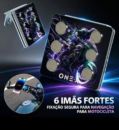Suporte para moto com imã super resistente