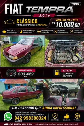 Fiat Tempra 2.0 I.E 16V 2P E 4P 1996