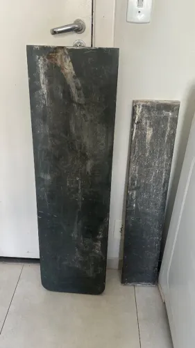 Pedras de mármore usadas