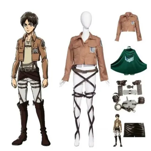 Roupa Cosplay Attack on Titan P