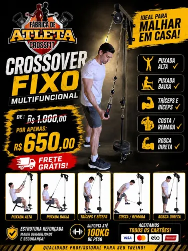 Crossover fixo multifuncional $ 650