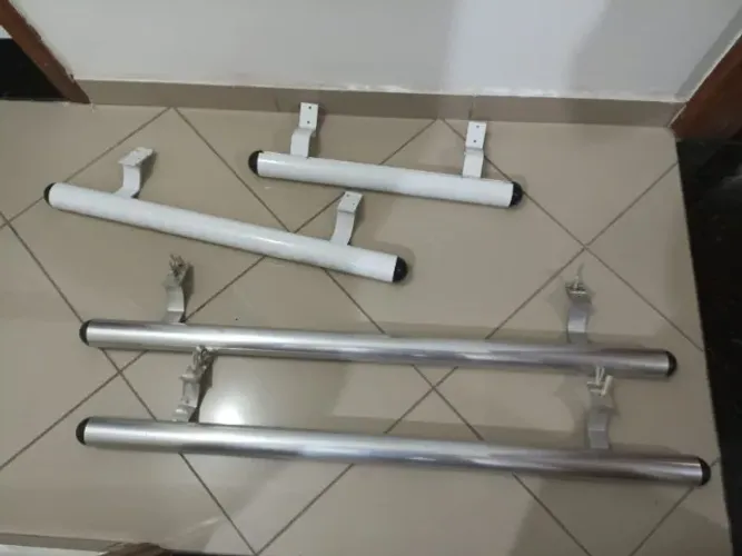 4 corrimãos 70cm e 1m Alumínio