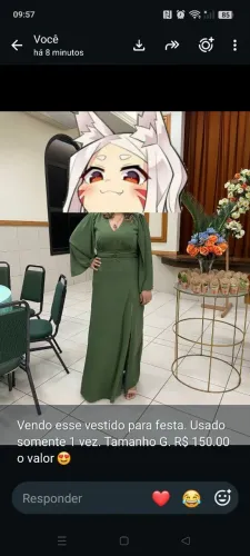 Vestido para festa tamanho G