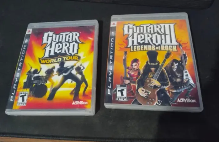 Guitar Hero 3 e World Tour PS3