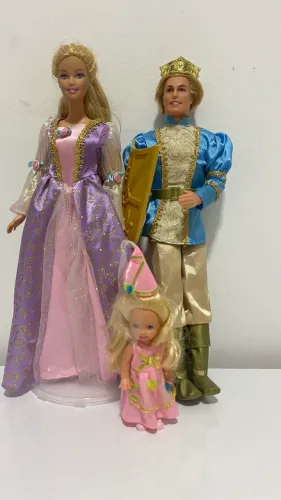 Barbie Rapunzel + Príncipe Stefan