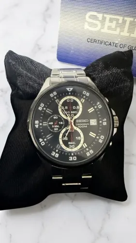 Relógio Seiko Original Chronograph Praticamente zero analiso trocas
