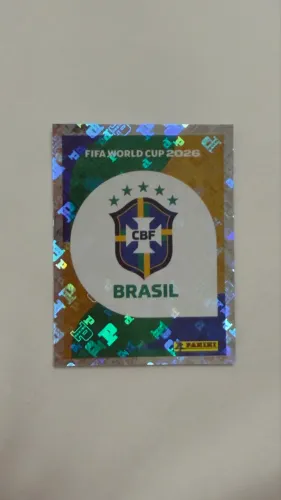 Figurinha Brazão Brasil Brilhante
