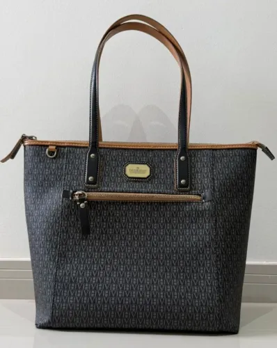 Bolsa original Victor Hugo Leathergoods, modelo Tote, tamanho G