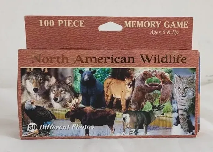 Jogo da Memoria Vida Selvagem da America do Norte