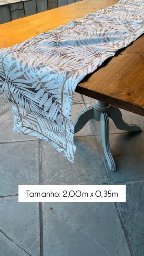 Trilho de Mesa estampado - Mesa Posta
