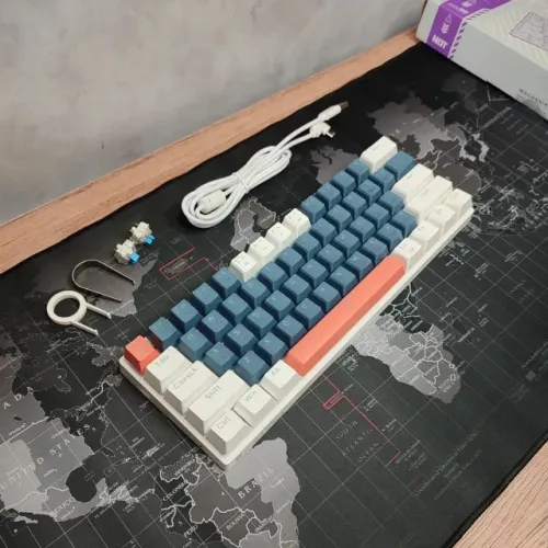 Teclado Mecanico Machenike K500 B61 Switch Red Novos Lacrados - Somente Hoje !