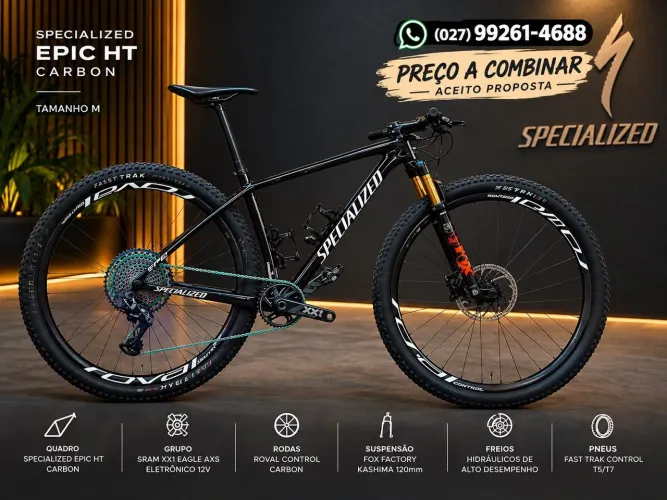 SPECIALIZED EPIC CARBONO + SRAM XX SL AXS + FOX KASHIMA | ACEITO TROCAS
