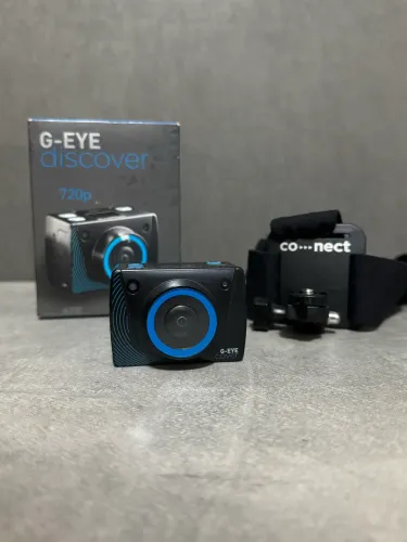 Câmera (Tipo GoPro) Action Cam G-Eye Discover 720p Completa com Suportes