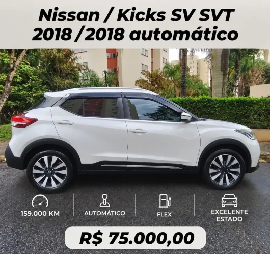 Nissan Kicks SV 1.6 16V Flexstar 5P Aut. 2018