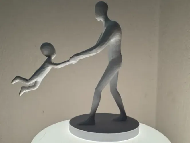 Escultura Alegria