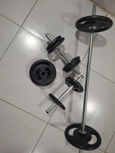 Vendo kit musculação 50 kg