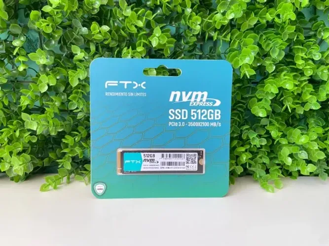 SSD FTX, 512GB, M.2 NVMe Gen 3, Leitura até 3500MB/s, Gravação 2100MB/s