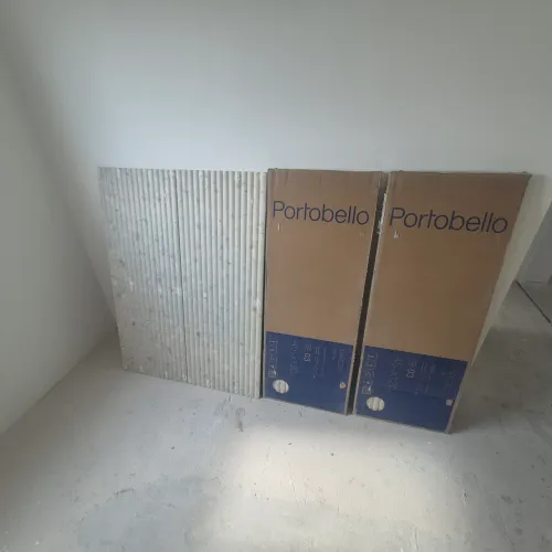 Porcelanato Samba Rock White 1,20x45 - 2 caixas fechadas com 3 pedras cada.