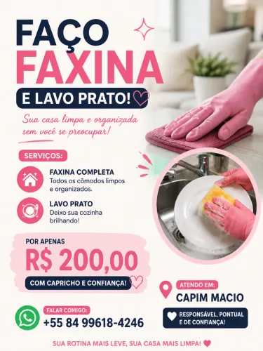 Empregada capim macio