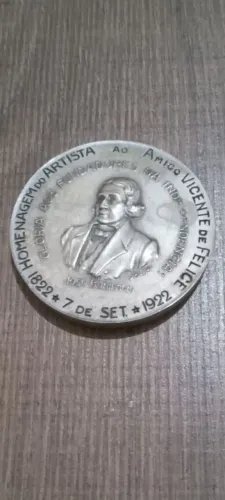 Medalha comemorativas de prata independência de 1822 a1922