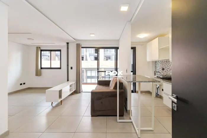 Studio com 1 quarto mobiliado para alugar, 42 m² por R$ 2.900/mês - Rebouças, Curitiba/PR