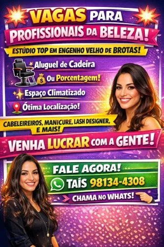 *?Oportunidade para profissionais da beleza ?*