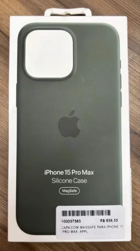 Capa com MagSafe para IPhone 15 Pro Max Apple Original 