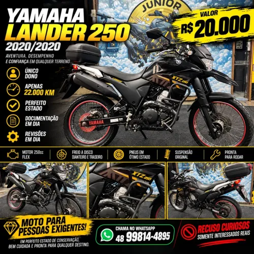 Yamaha XTZ 250 Lander 249cc/lander Blueflex 2020