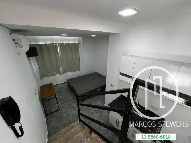 Studio Mobiliado em Interlagos, próximo ao Shopping