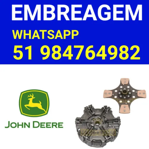 EMBREAGEM KIT PLATO E DISCO INTERNO E DISCO EXTERNO DO TRATOR JOHN DEERE 5075 EF ETC...