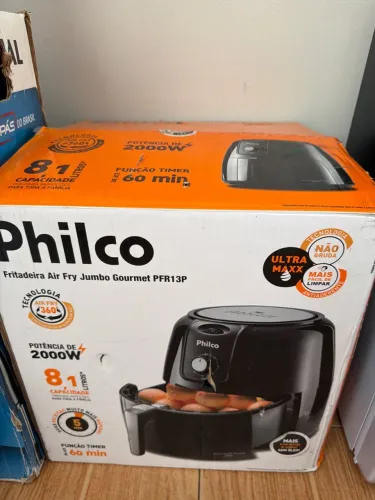 Air fry Philco nova na caixa