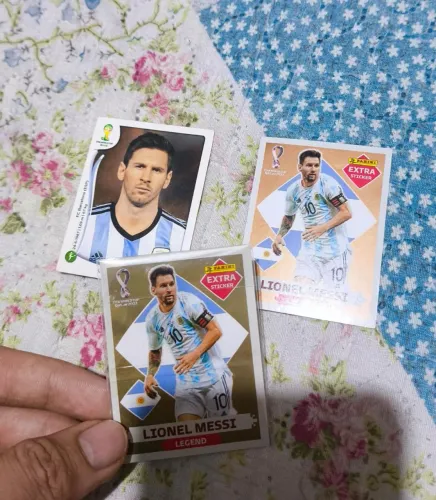 Kit Messi raridade, LEGENDS colecionador PANINI