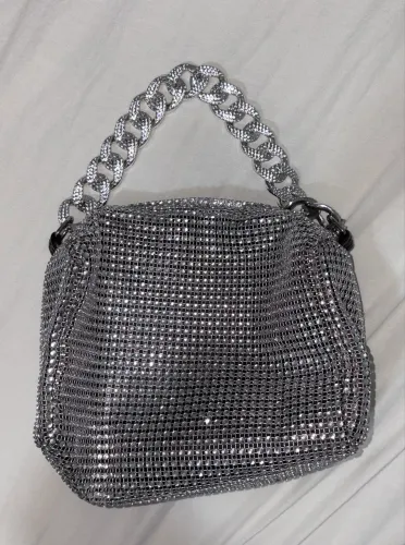 Bolsa prata NOVA